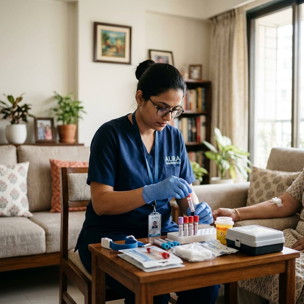 Professional Blood Sample Collection at Home